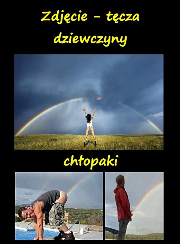 Zdjęcie - tęcza: dziewczyny i chłopaki