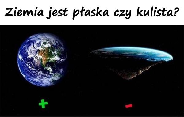 Ziemia jest płaska czy kulista