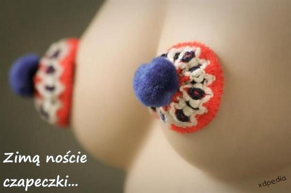 Zimą noście czapeczki