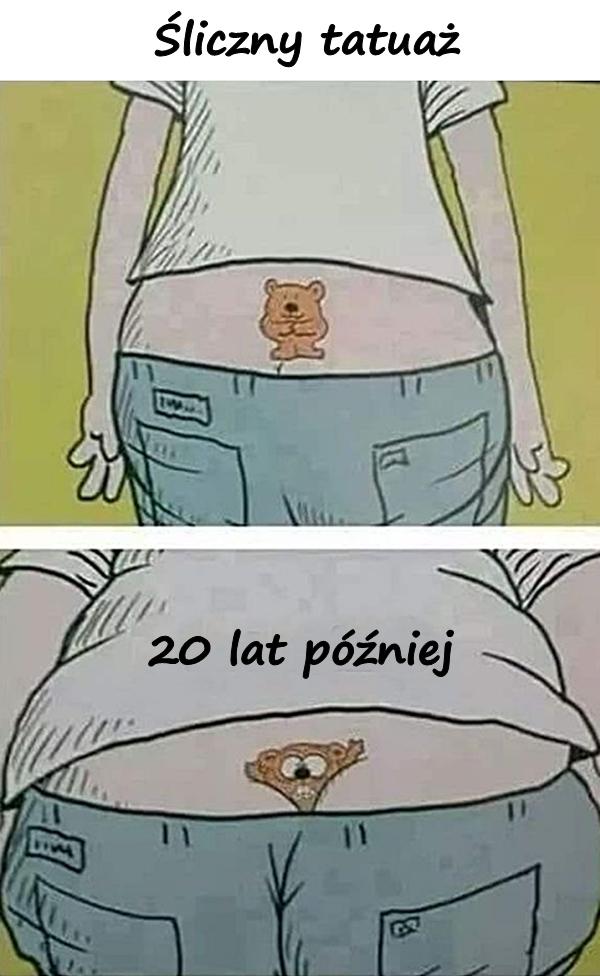 Śliczny tatuaż