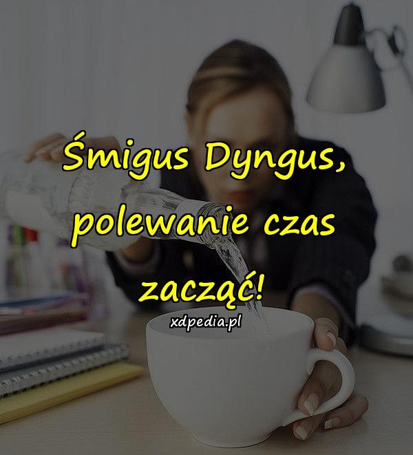 Śmigus Dyngus, polewanie czas zacząć