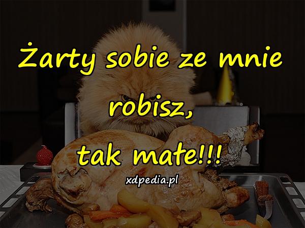 Żarty sobie ze mnie robisz, tak małe