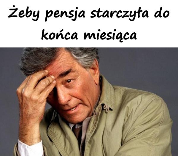 Żeby pensja starczyła do końca miesiąca