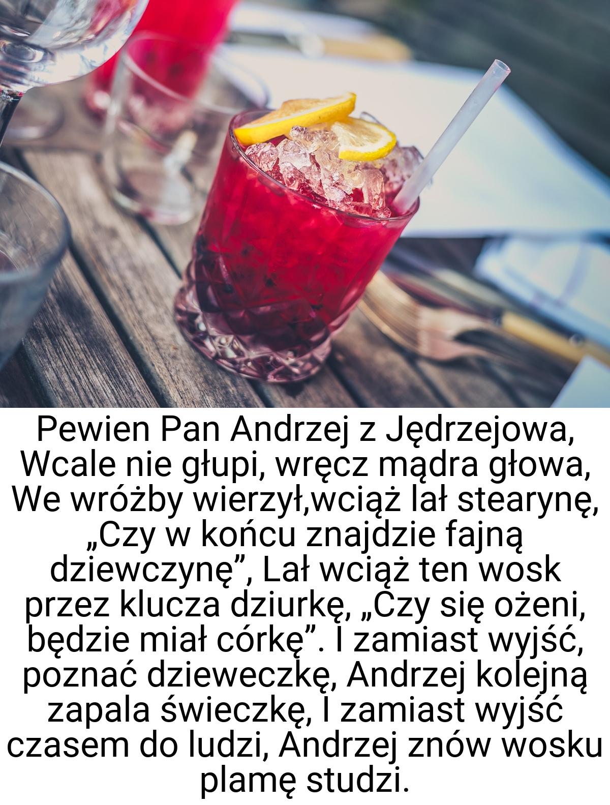 Pewien Pan Andrzej z Jędrzejowa, Wcale nie głupi, wręcz