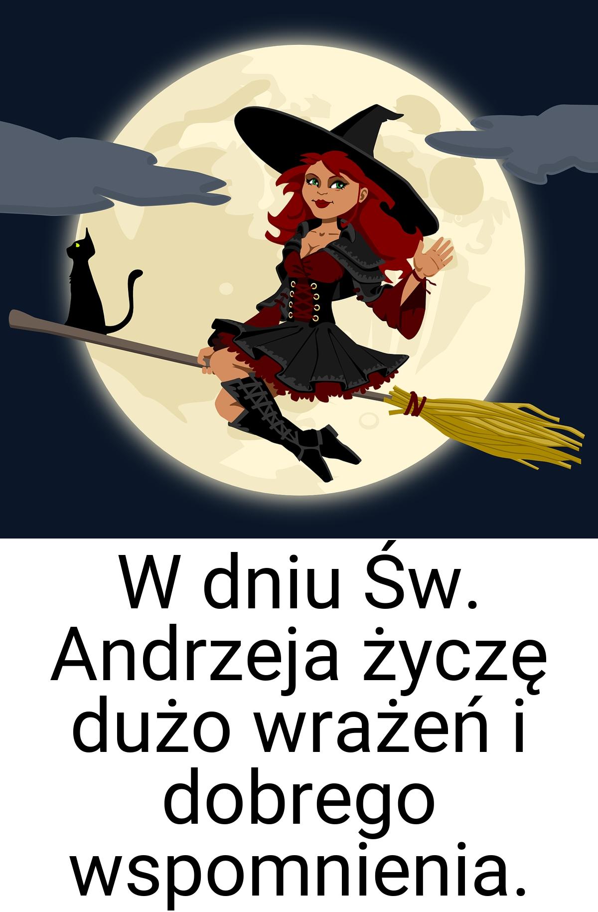 W dniu Św. Andrzeja życzę dużo wrażeń i dobrego wspomnienia