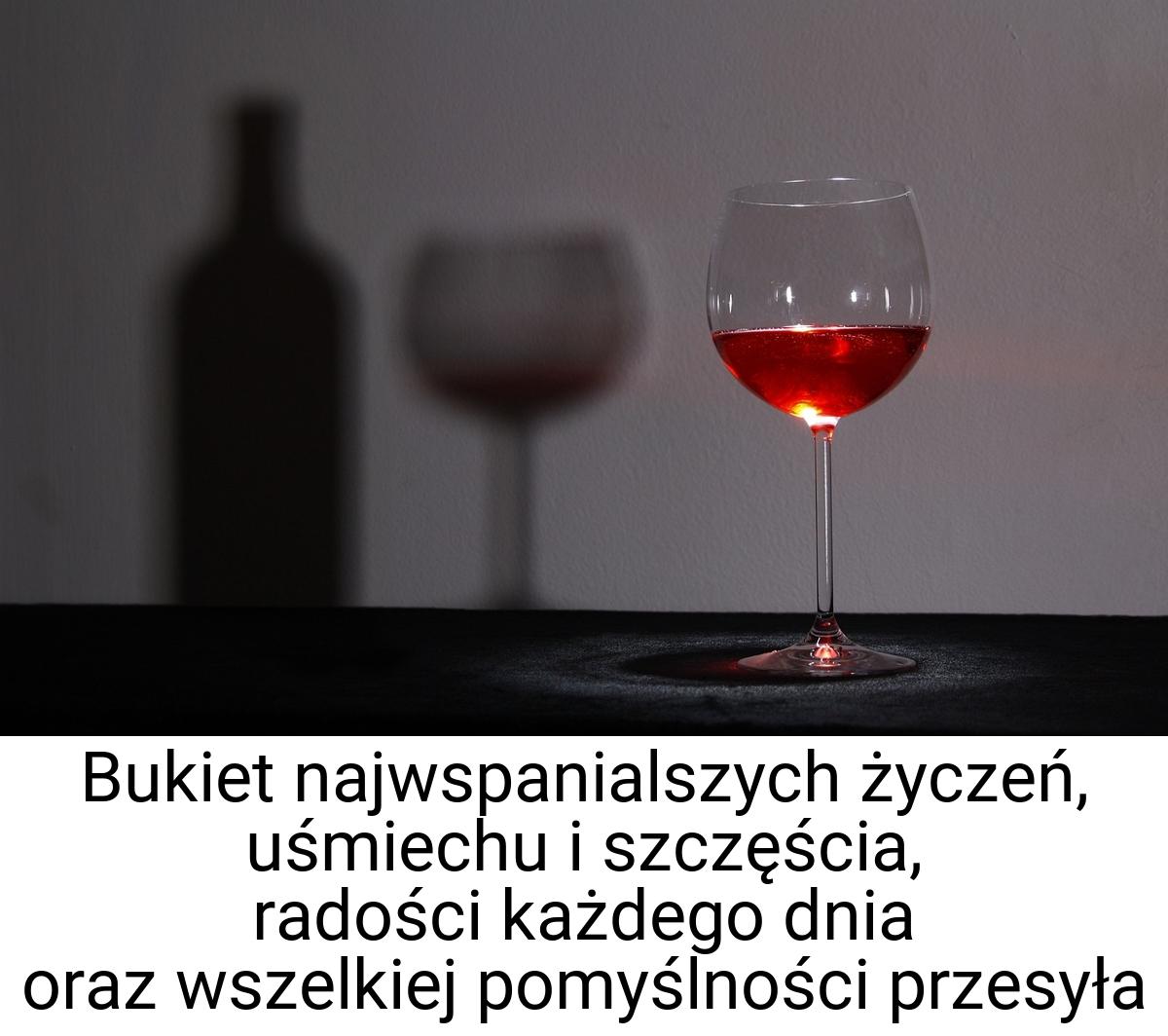 Bukiet najwspanialszych życzeń, uśmiechu i szczęścia