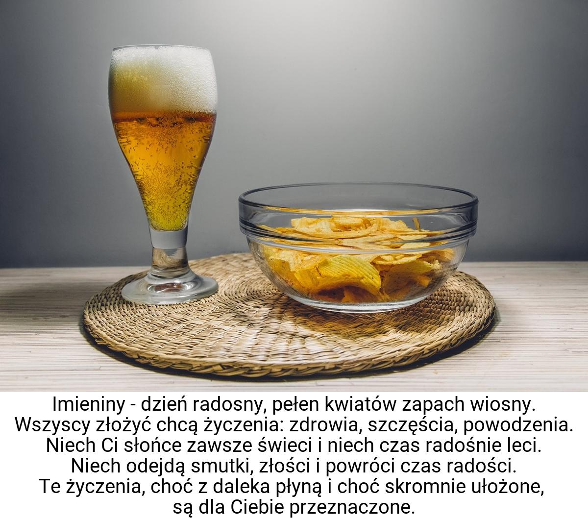 Imieniny - dzień radosny, pełen kwiatów zapach wiosny