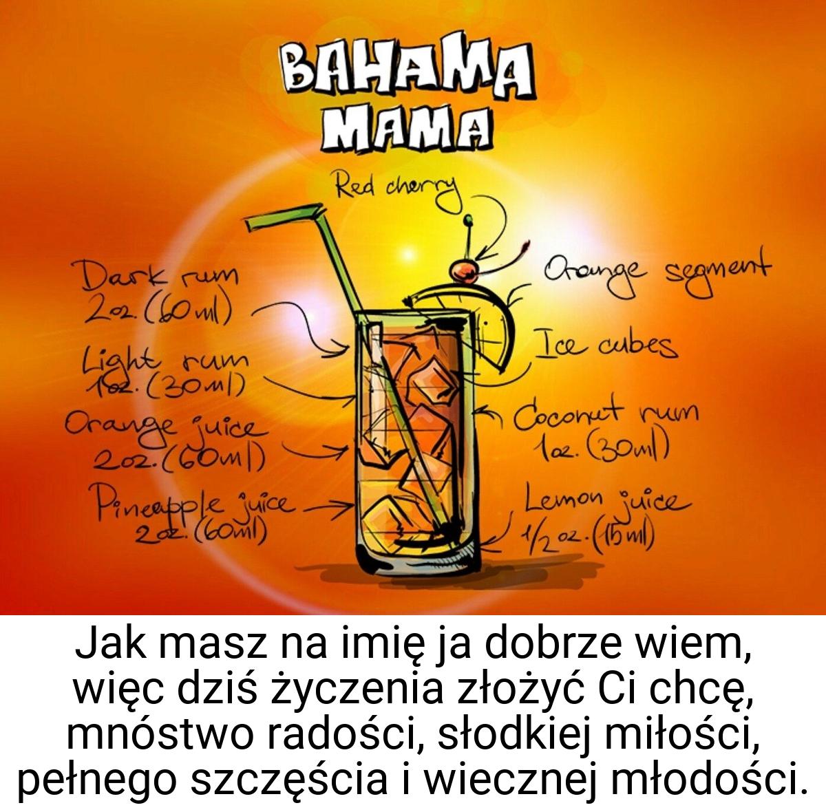 Jak masz na imię ja dobrze wiem, więc dziś życzenia złożyć