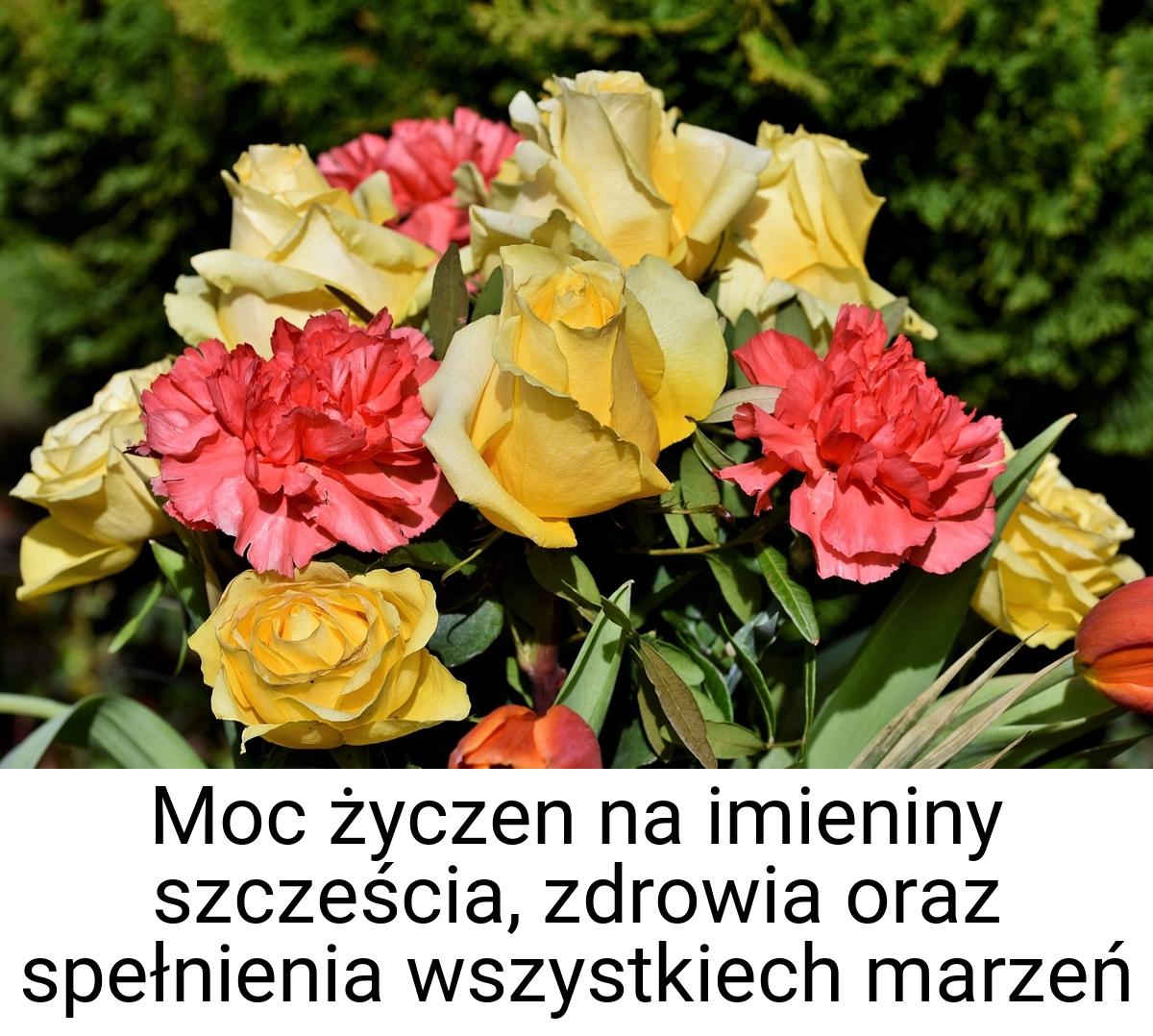 Moc życzen na imieniny szcześcia, zdrowia oraz spełnienia