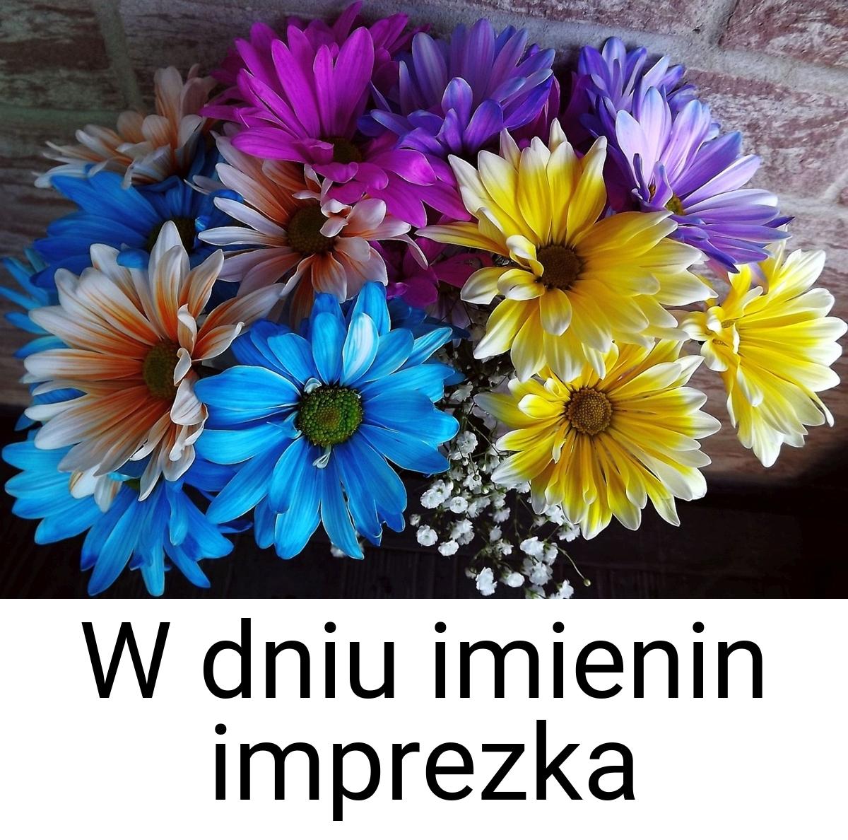 W dniu imienin imprezka