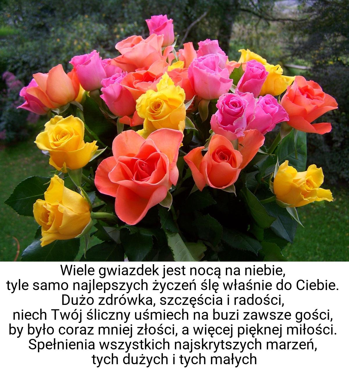 Wiele gwiazdek jest nocą na niebie, tyle samo najlepszych