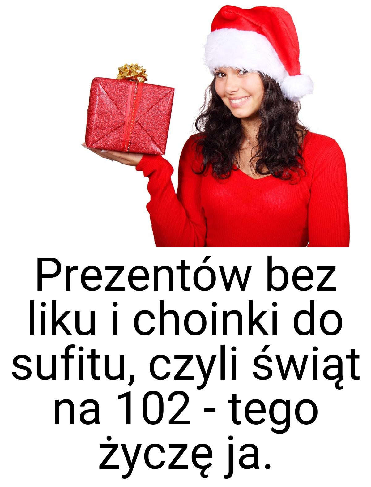 Prezentów bez liku i choinki do sufitu, czyli świąt na