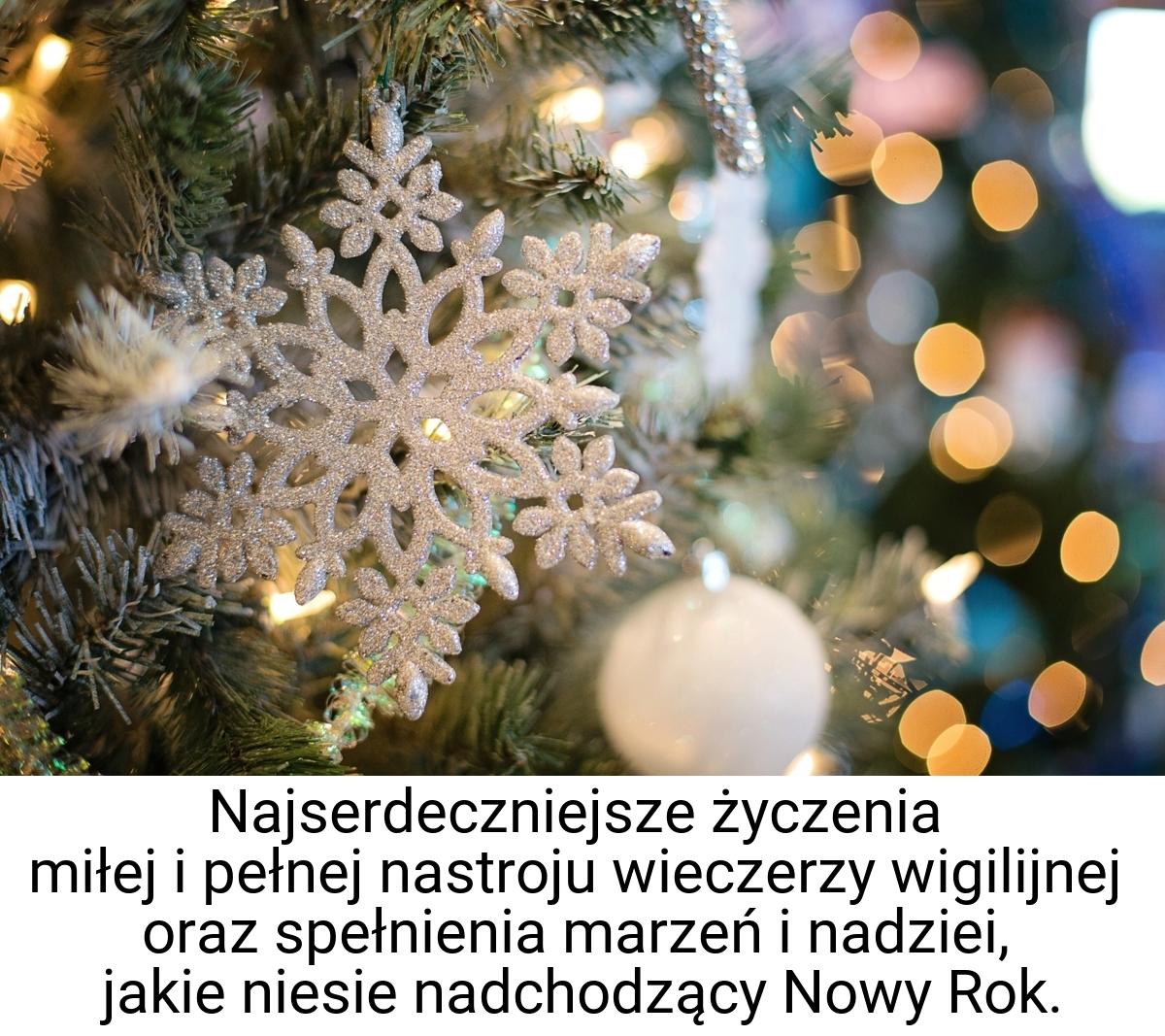 Najserdeczniejsze życzenia miłej i pełnej nastroju