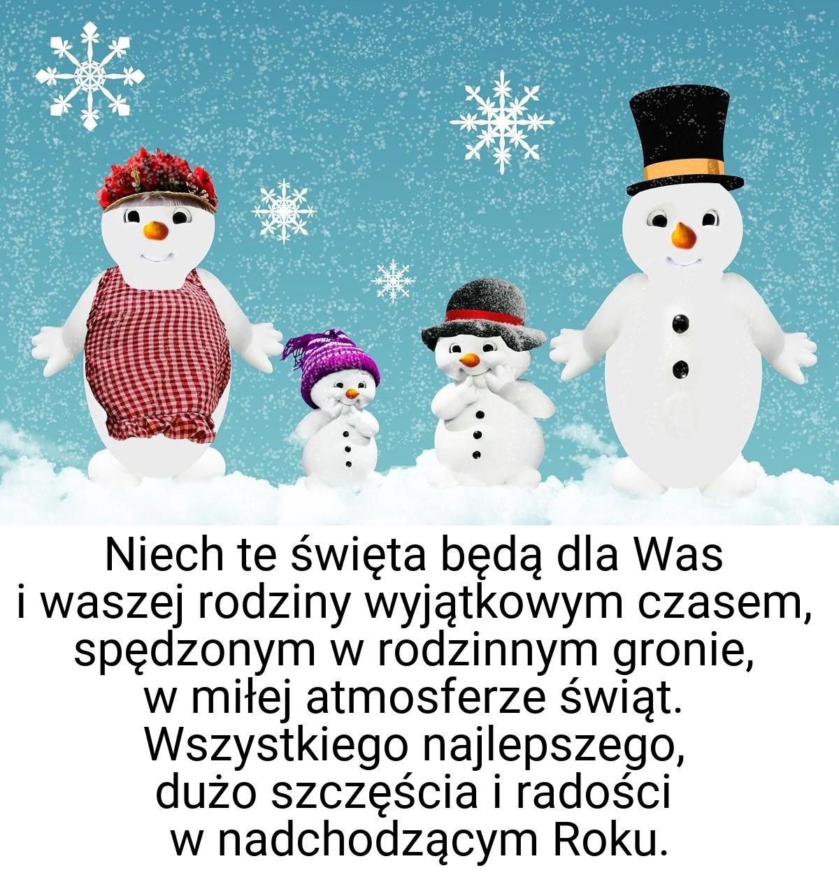 Niech te święta będą dla Was i waszej rodziny wyjątkowym