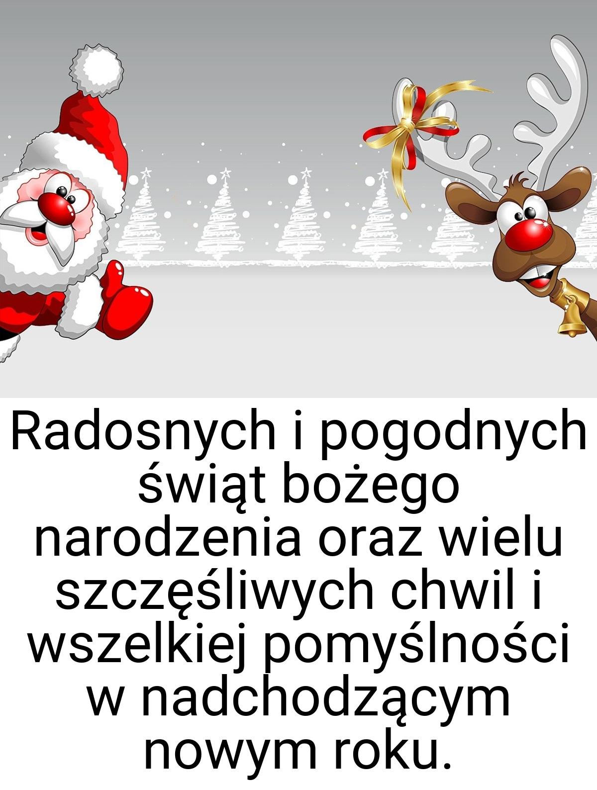 Radosnych i pogodnych świąt bożego narodzenia oraz wielu