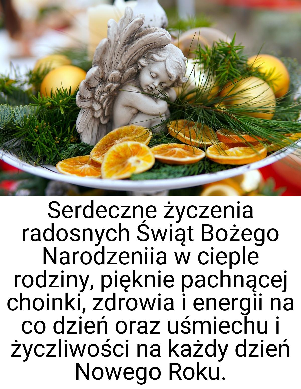 Serdeczne życzenia radosnych Świąt Bożego Narodzeniia w