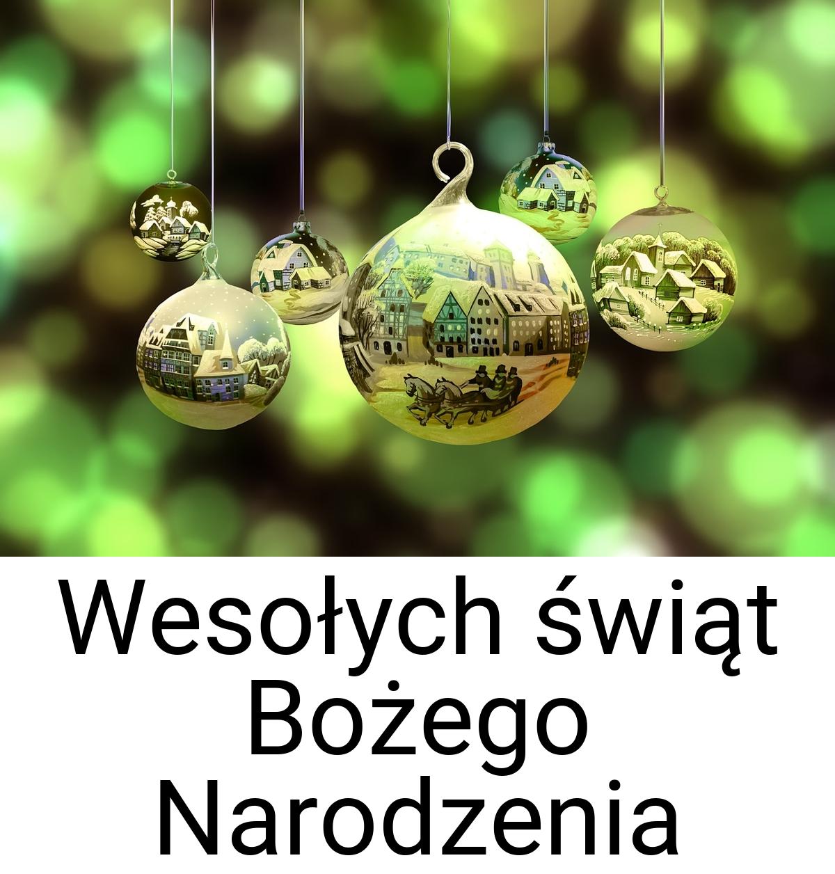 Wesołych świąt Bożego Narodzenia