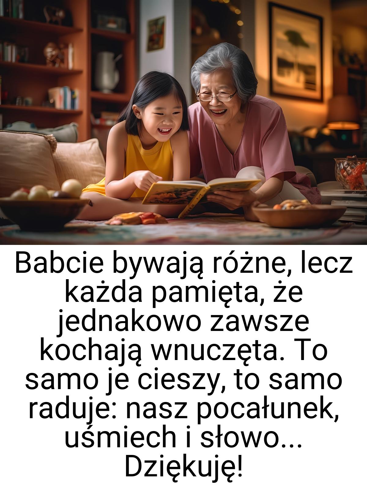 Babcie bywają różne, lecz każda pamięta, że jednakowo