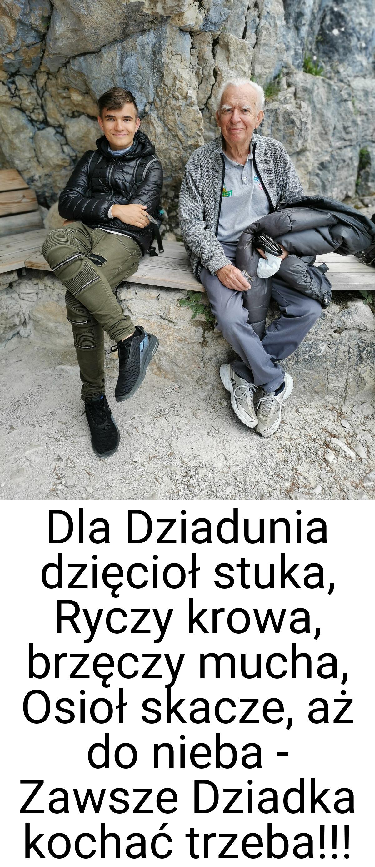 Dla Dziadunia dzięcioł stuka, Ryczy krowa, brzęczy mucha