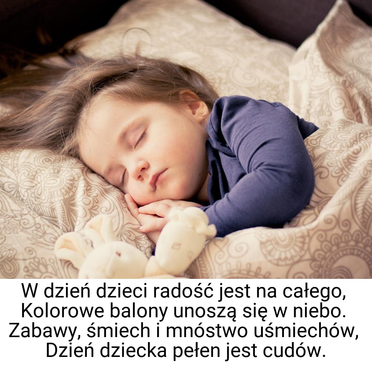 W dzień dzieci radość jest na całego, Kolorowe balony