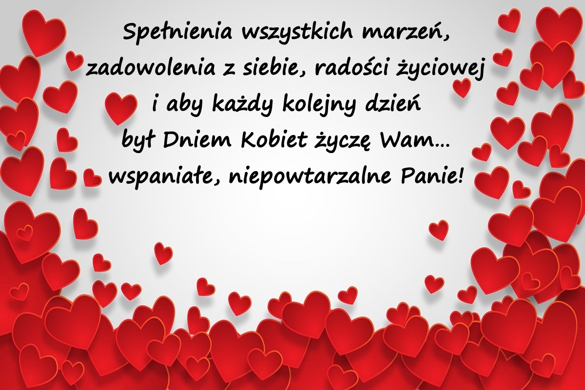 Spełnienia wszystkich marzeń, zadowolenia z siebie, radości