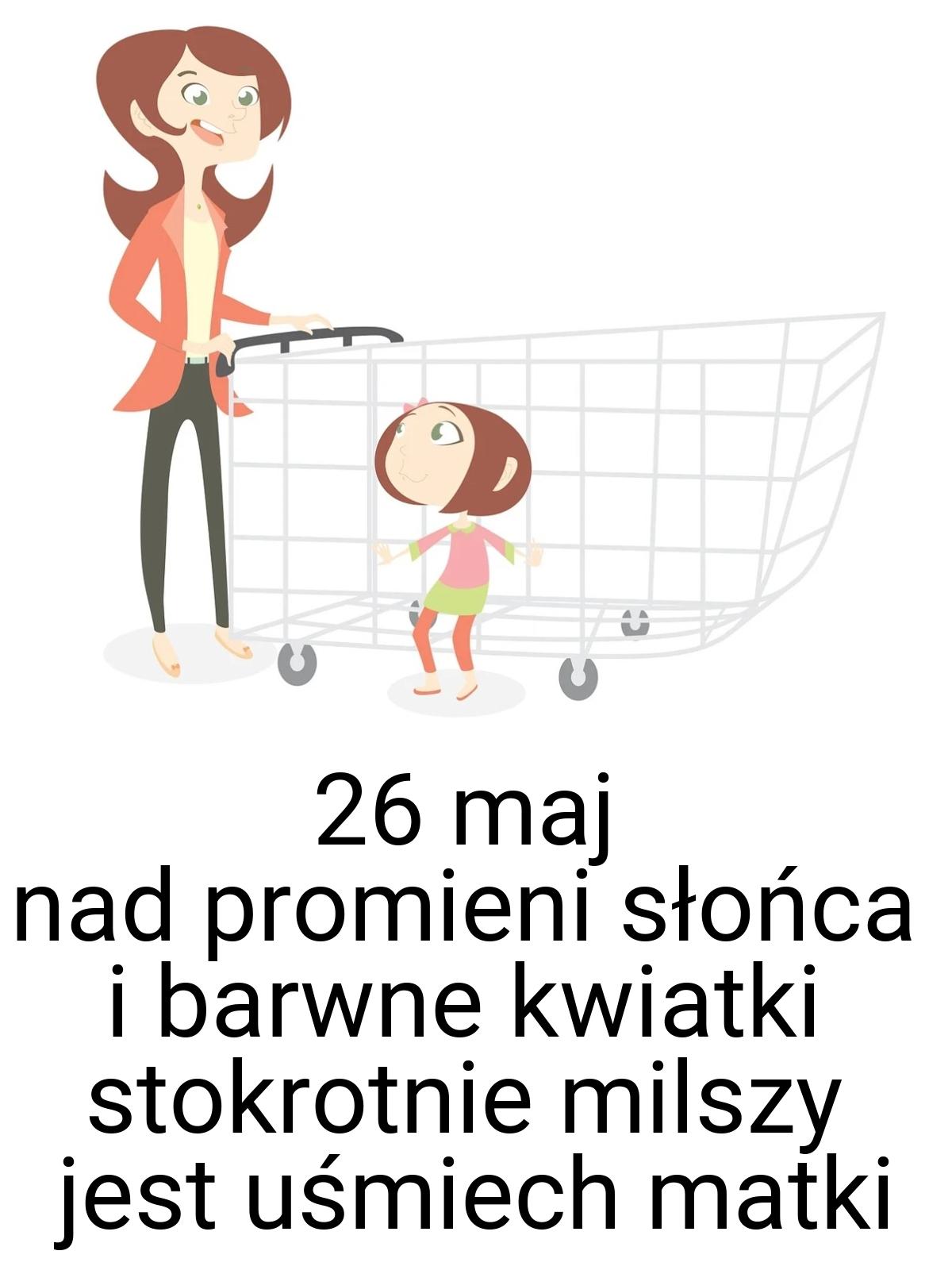 26 maj nad promieni słońca i barwne kwiatki stokrotnie