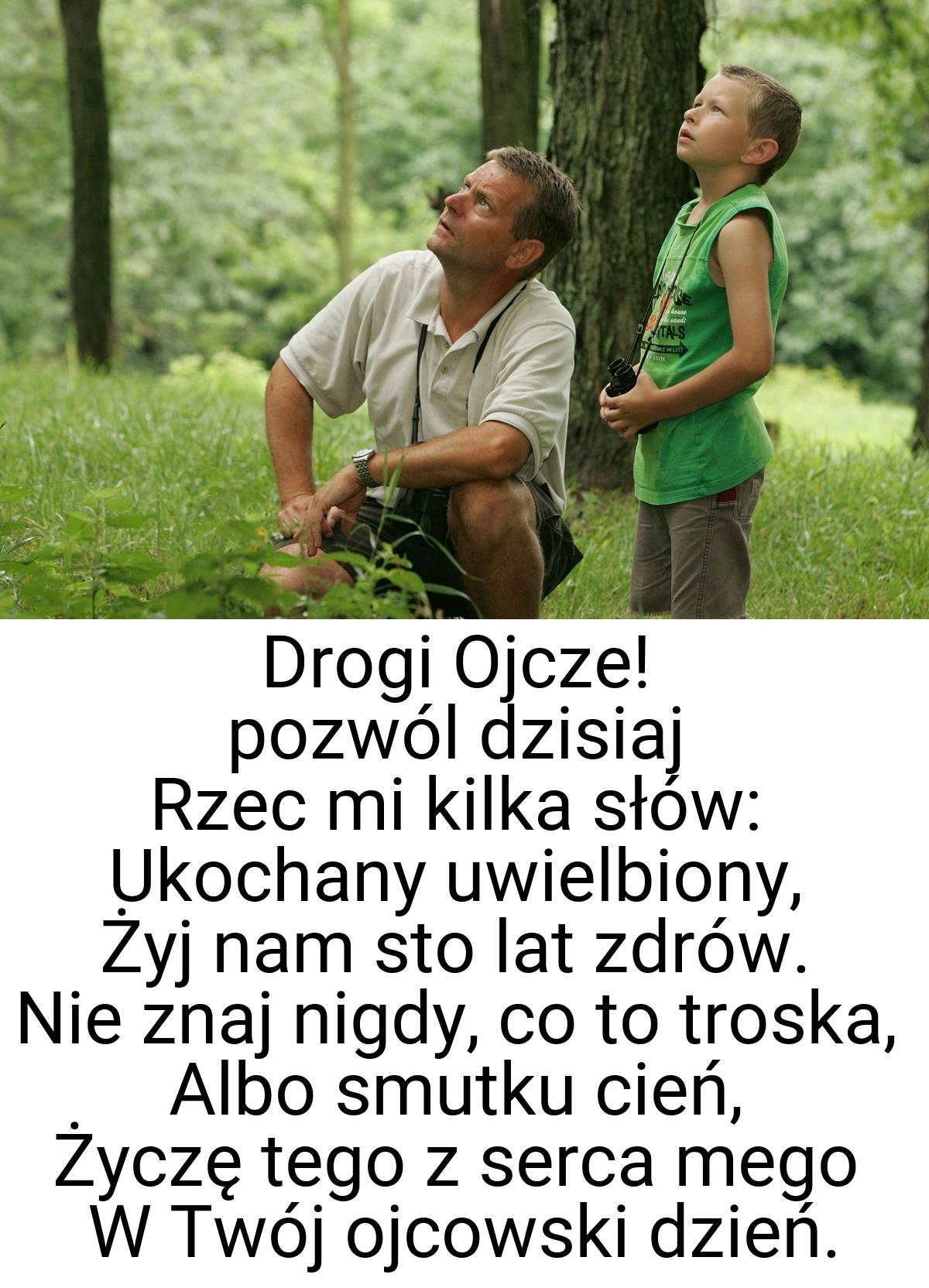 Drogi Ojcze! pozwól dzisiaj Rzec mi kilka słów: Ukochany