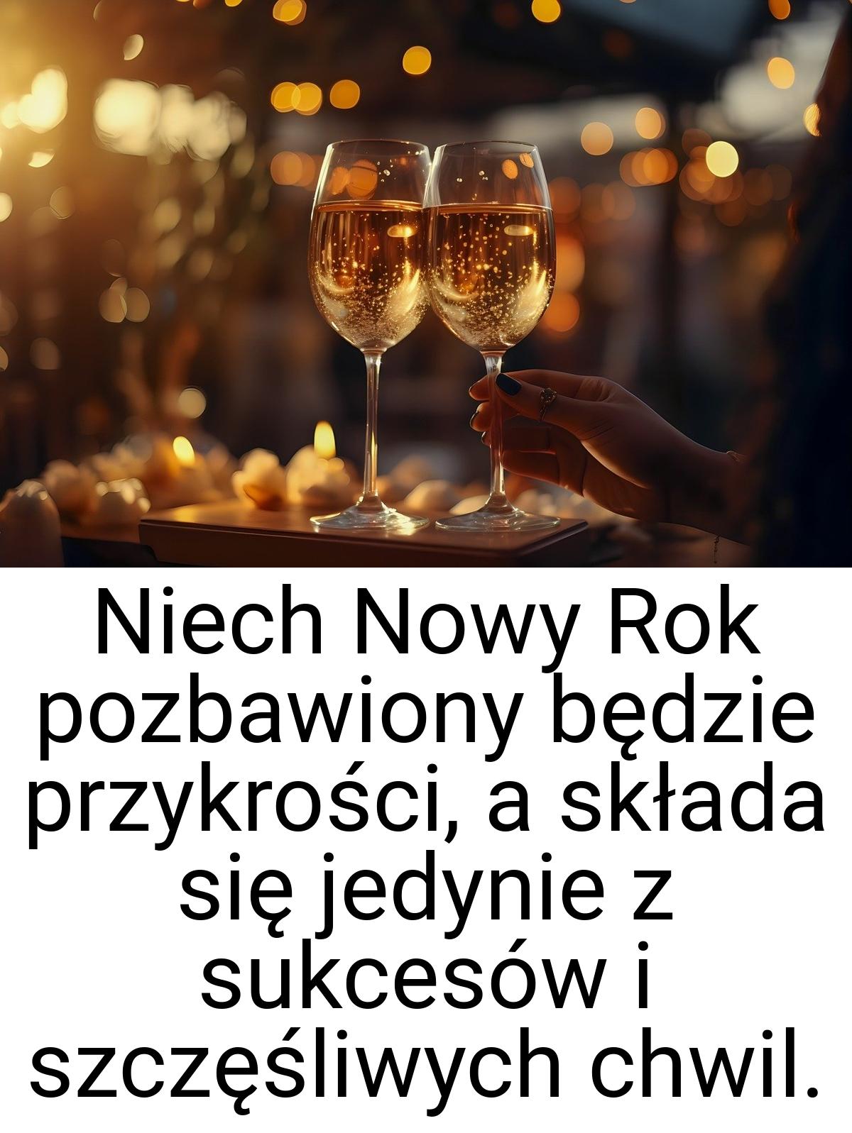 Niech Nowy Rok pozbawiony będzie przykrości, a składa się