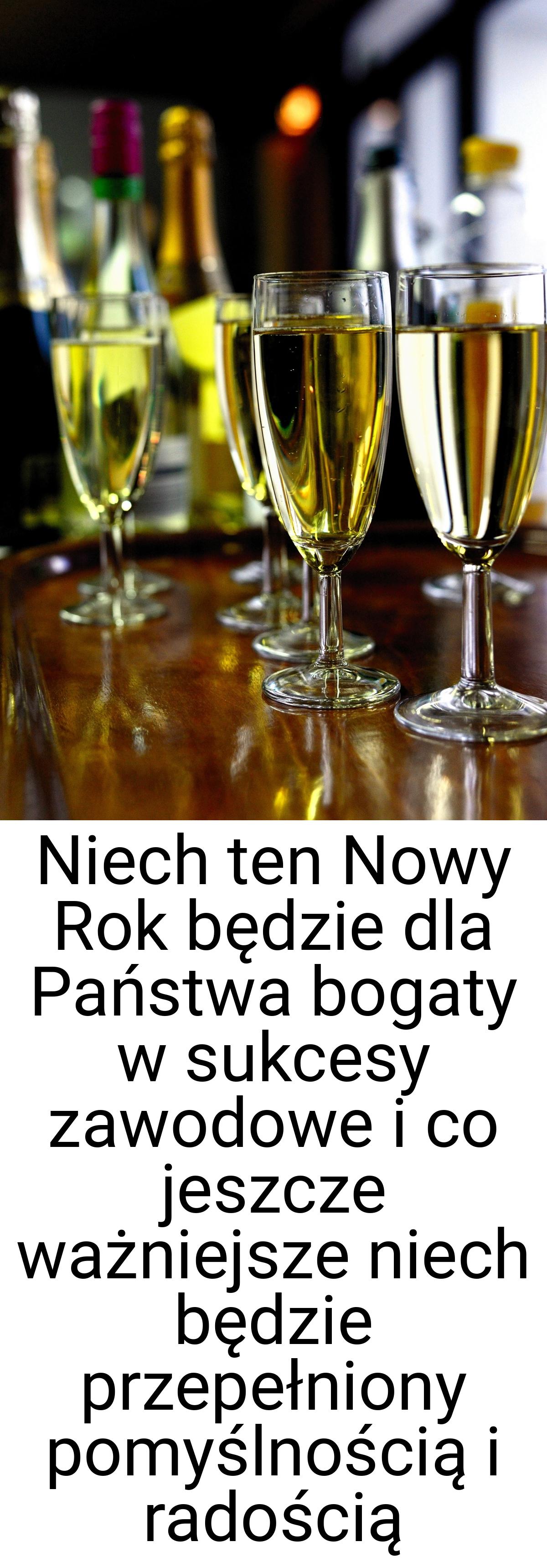 Niech ten Nowy Rok będzie dla Państwa bogaty w sukcesy