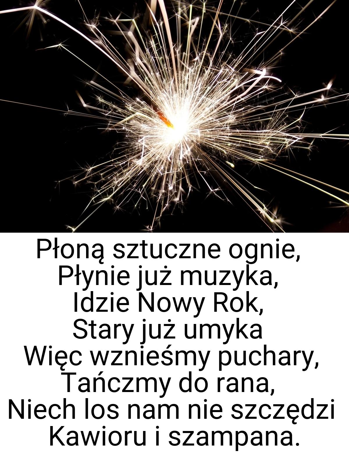 Płoną sztuczne ognie, Płynie już muzyka, Idzie Nowy Rok