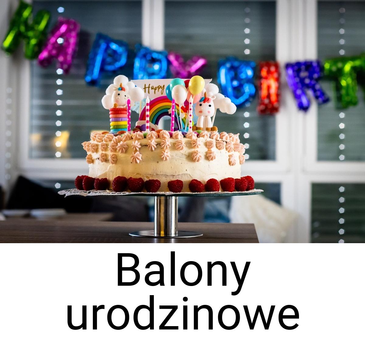 Balony urodzinowe