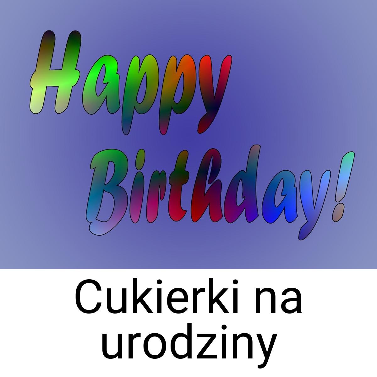 Cukierki na urodziny