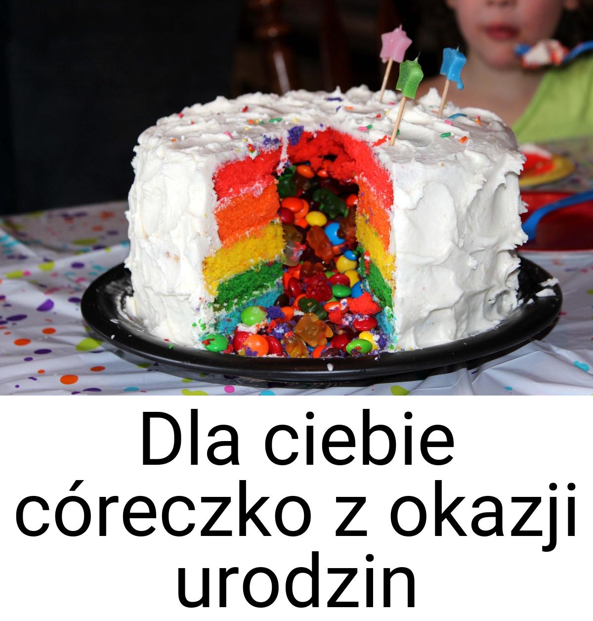 Dla ciebie córeczko z okazji urodzin