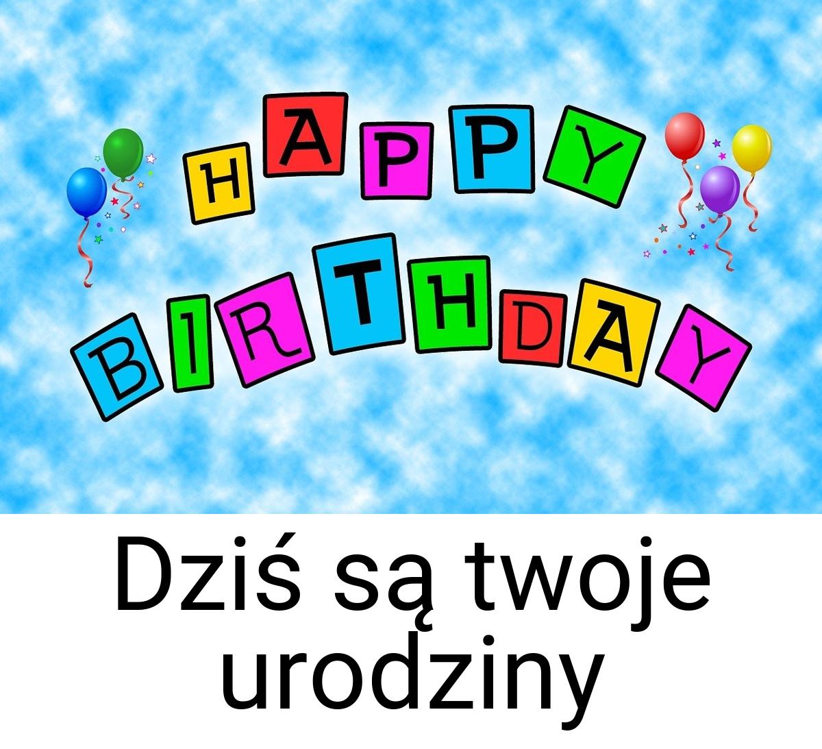 Dziś są twoje urodziny