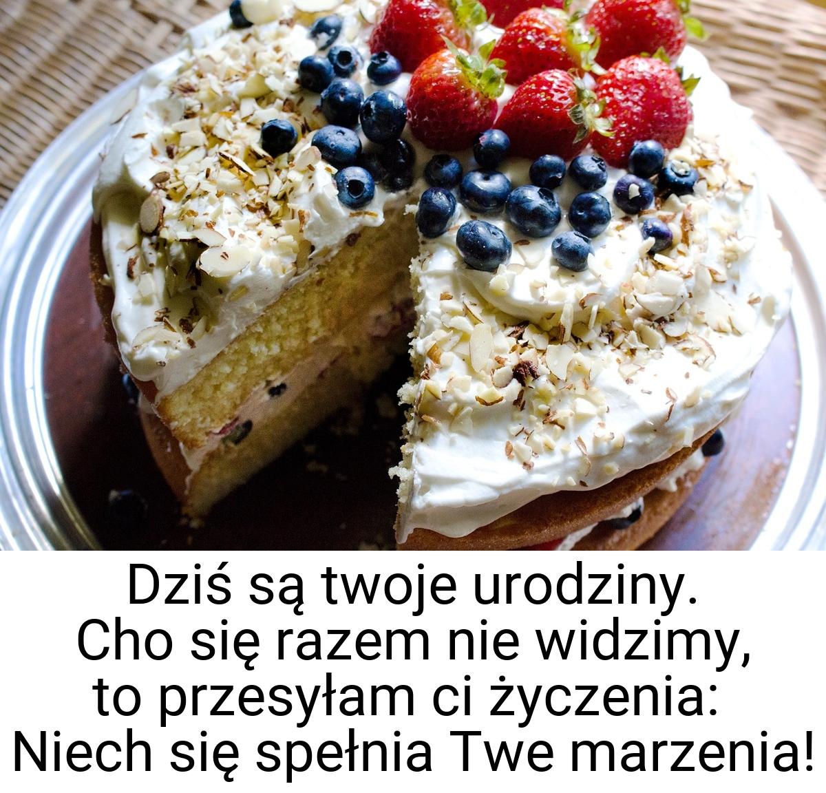 Dziś są twoje urodziny. Cho się razem nie widzimy, to