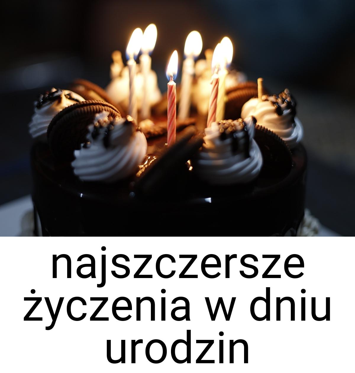 Najszczersze życzenia w dniu urodzin