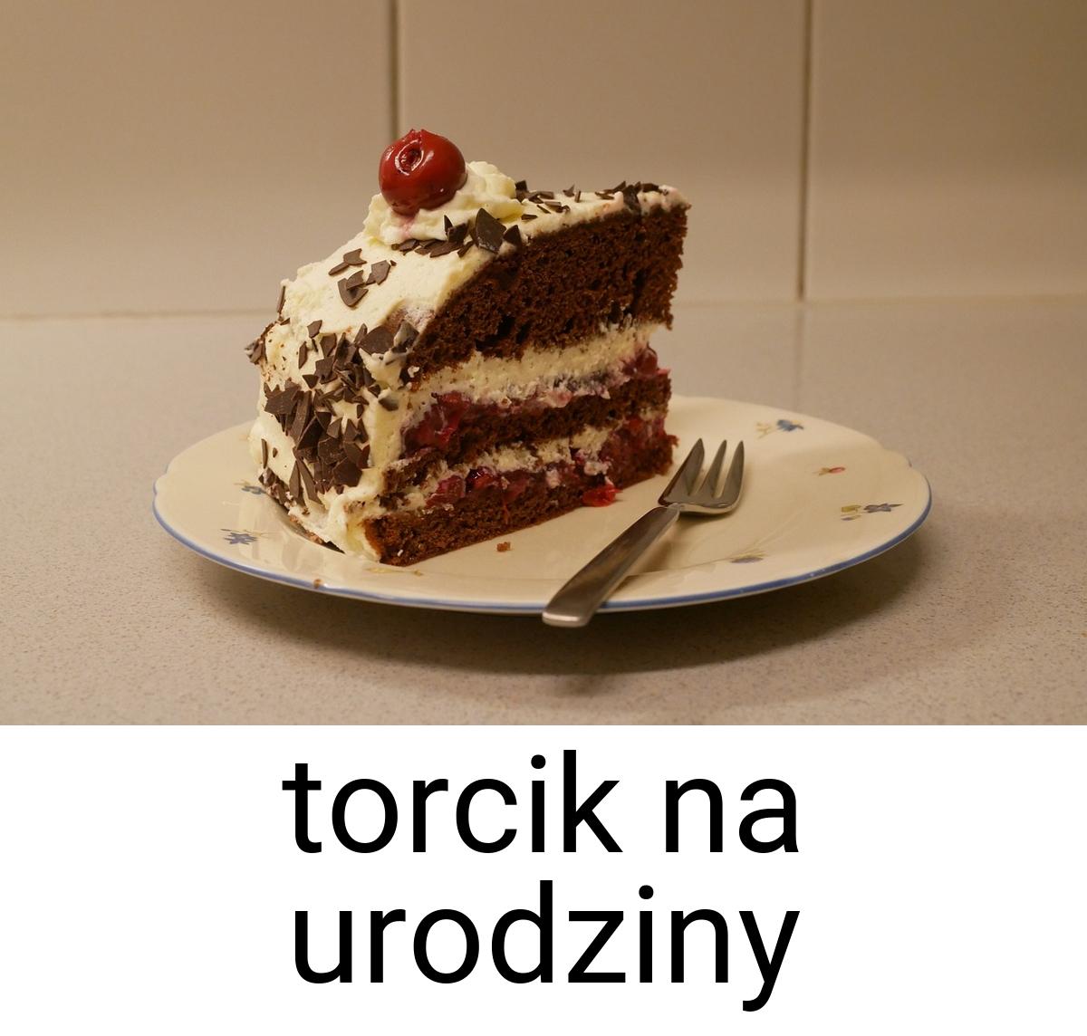 Torcik na urodziny