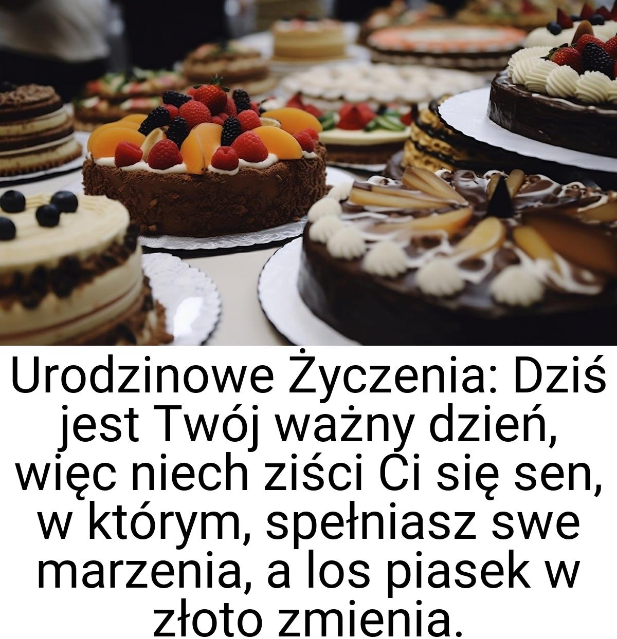 Urodzinowe Życzenia: Dziś jest Twój ważny dzień, więc niech