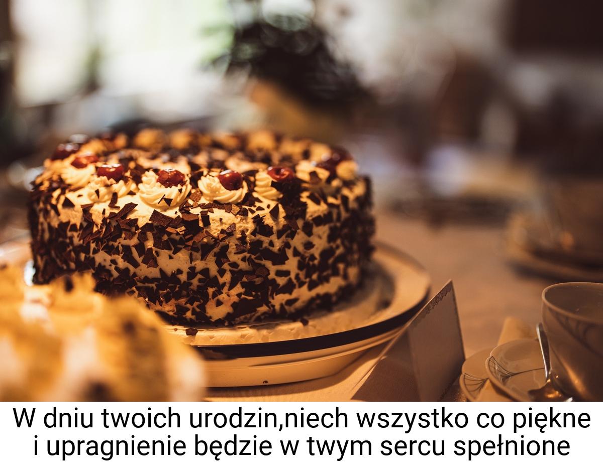 W dniu twoich urodzin,niech wszystko co piękne i