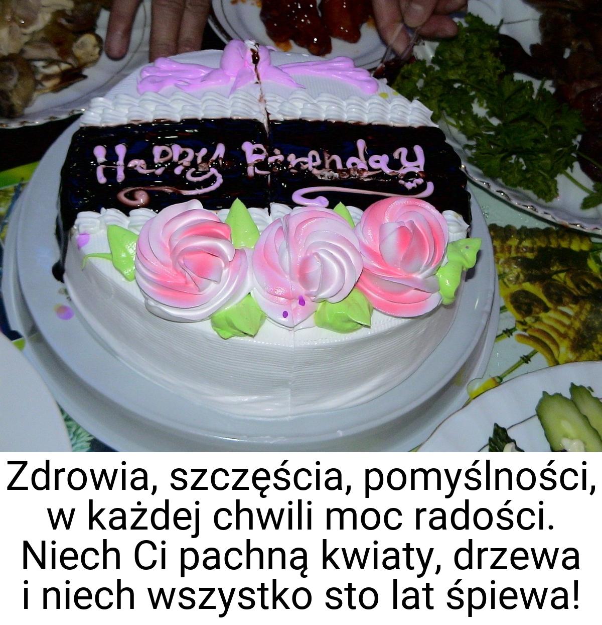 Zdrowia, szczęścia, pomyślności, w każdej chwili moc