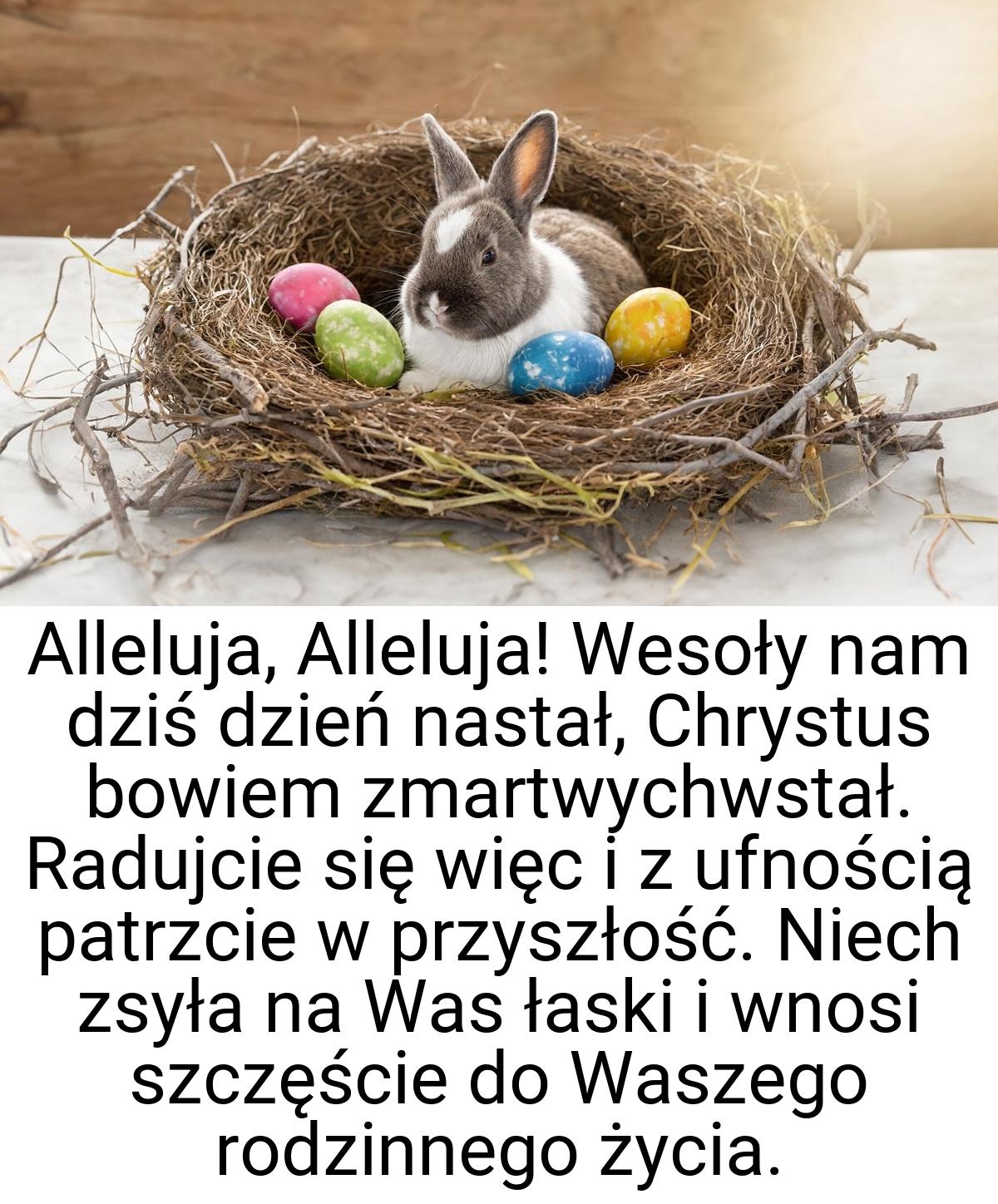 Alleluja, Alleluja! Wesoły nam dziś dzień nastał, Chrystus