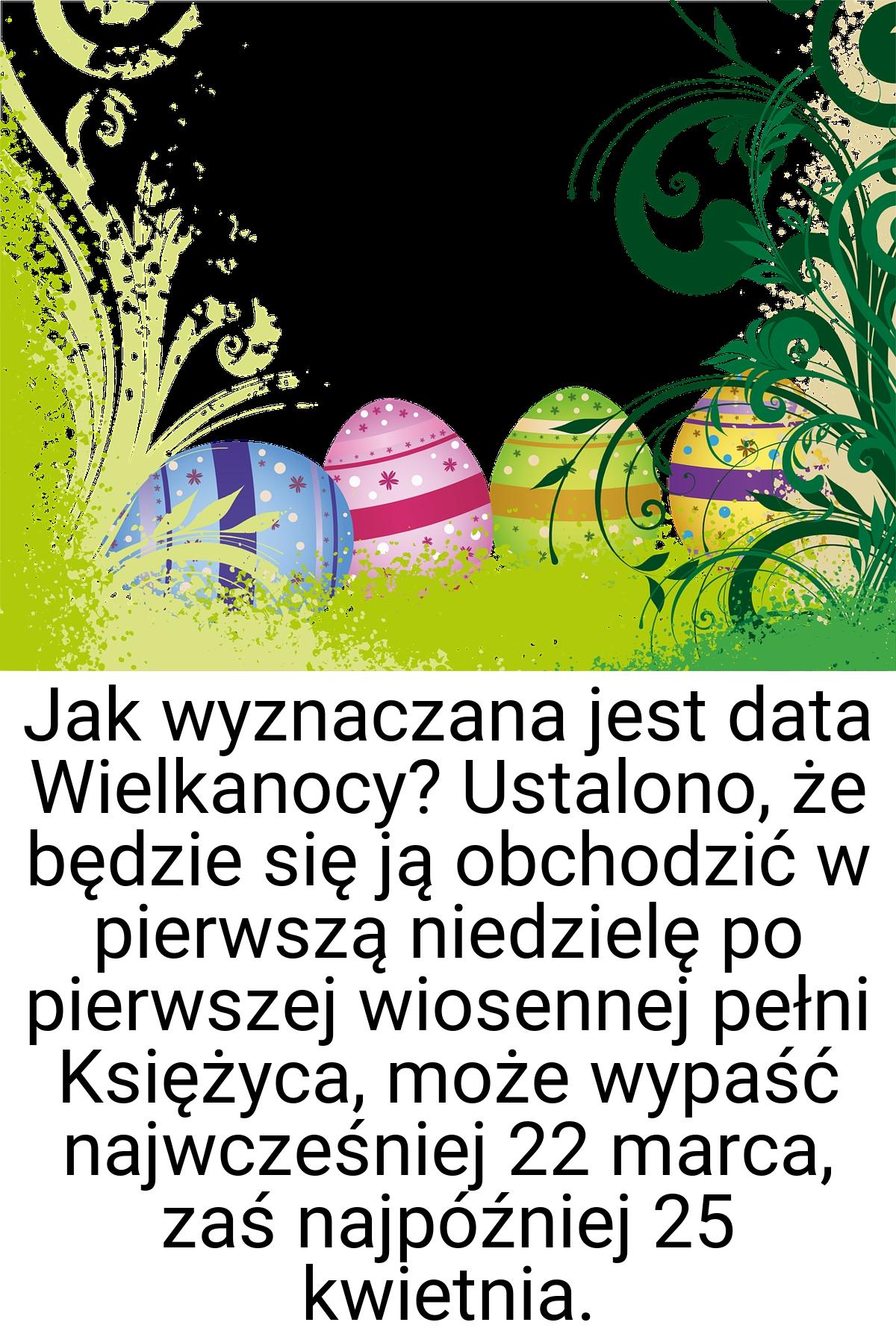 Jak wyznaczana jest data Wielkanocy? Ustalono, że będzie