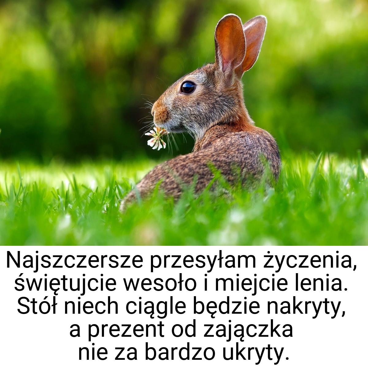 Najszczersze przesyłam życzenia, świętujcie wesoło i