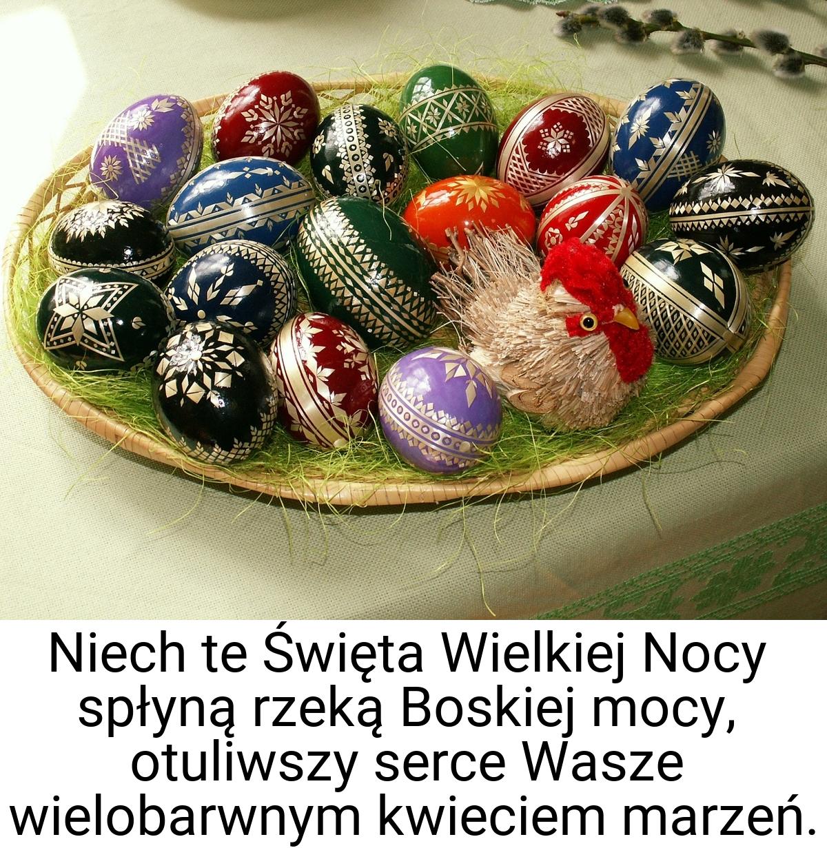 Niech te Święta Wielkiej Nocy spłyną rzeką Boskiej mocy