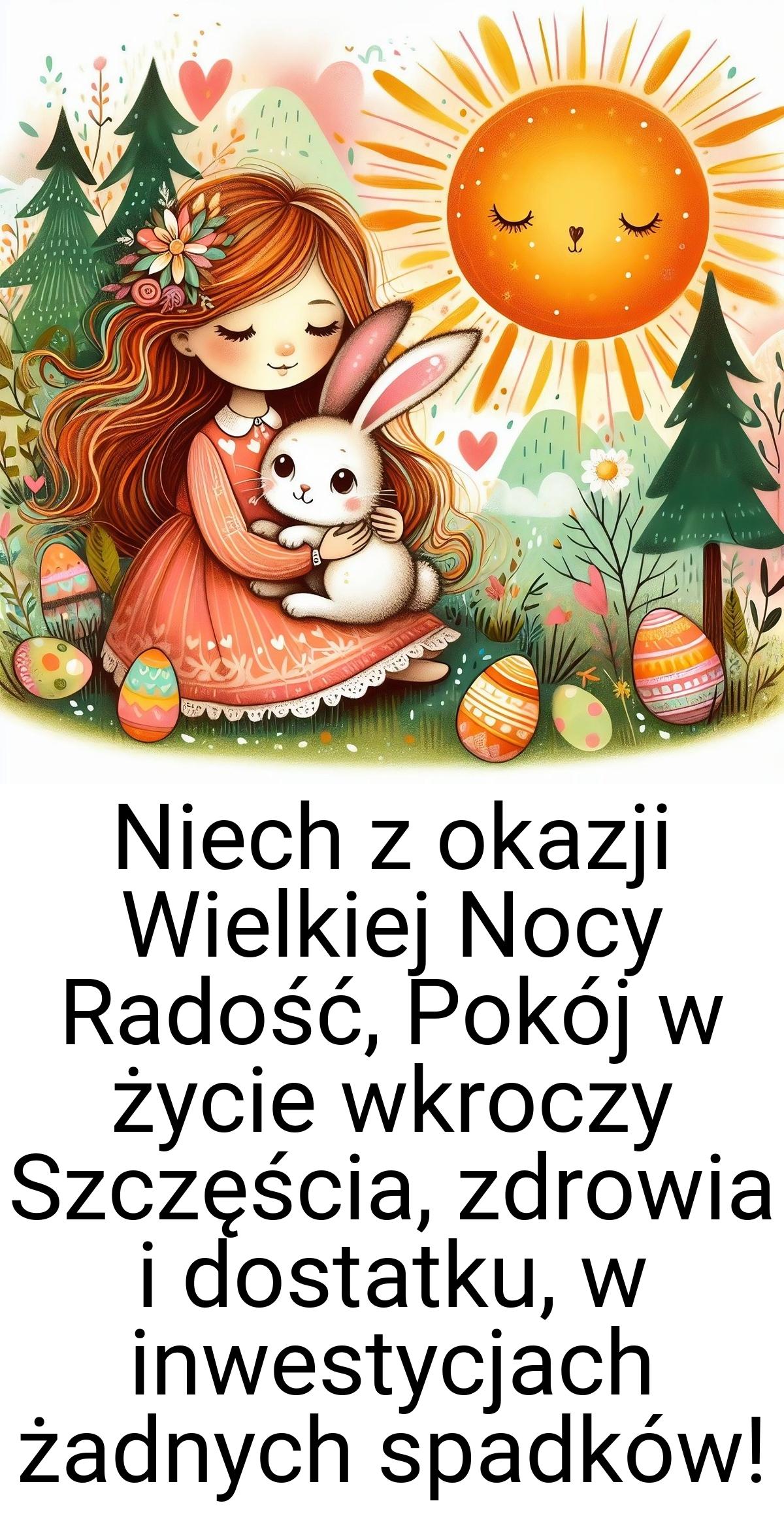 Niech z okazji Wielkiej Nocy Radość, Pokój w życie wkroczy