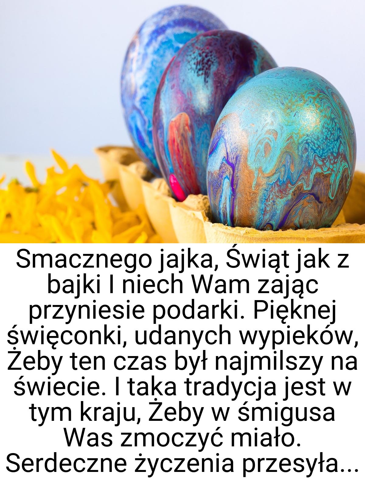 Smacznego jajka, Świąt jak z bajki I niech Wam zając