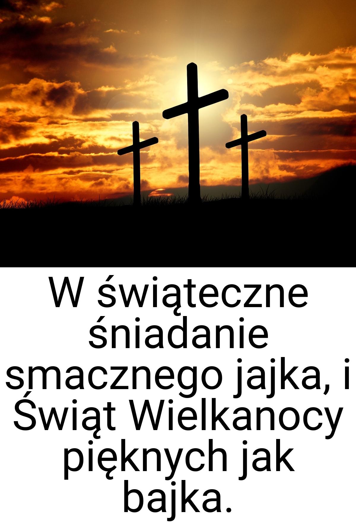 W świąteczne śniadanie smacznego jajka, i Świąt Wielkanocy