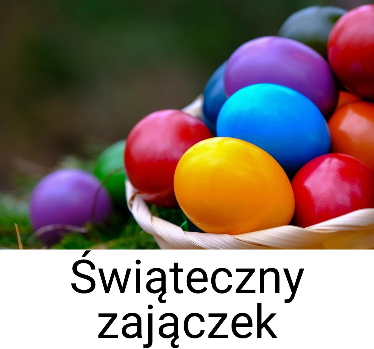 Świąteczny zajączek