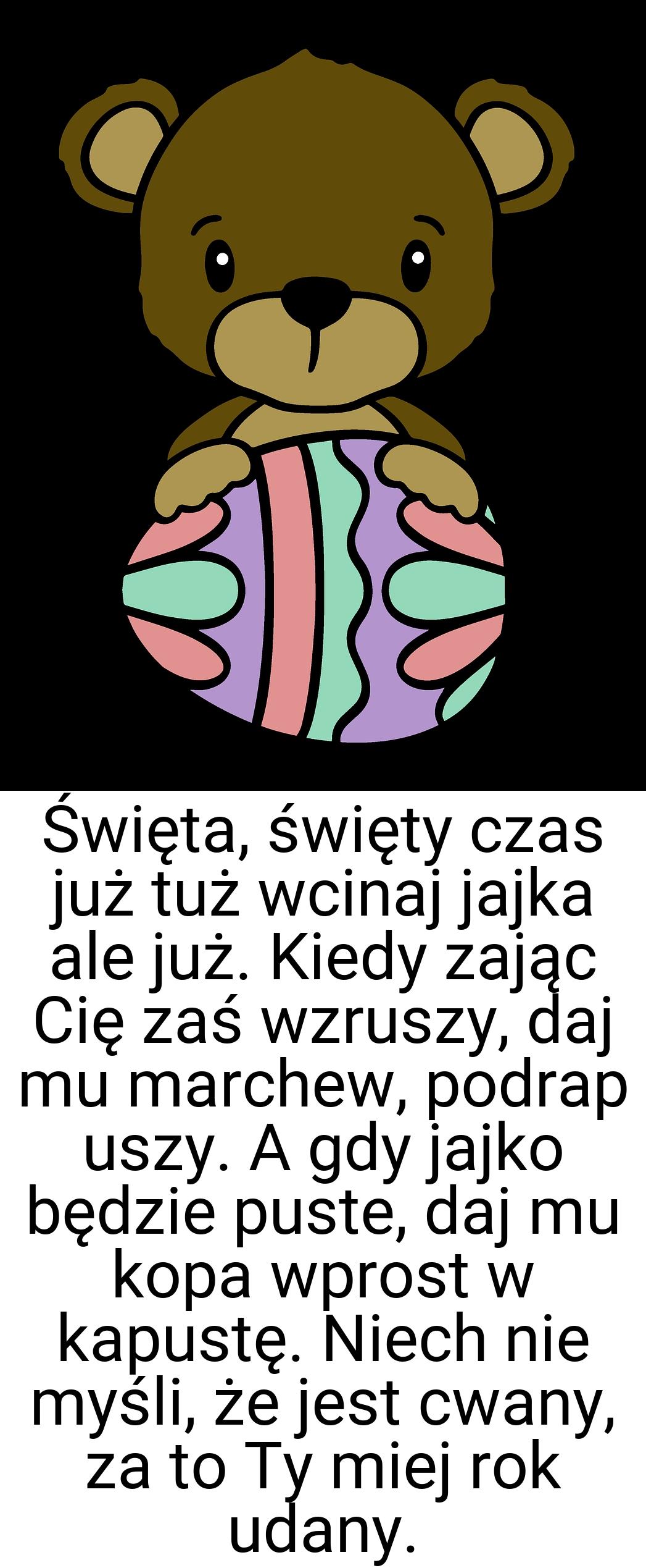 Święta, święty czas już tuż wcinaj jajka ale już. Kiedy